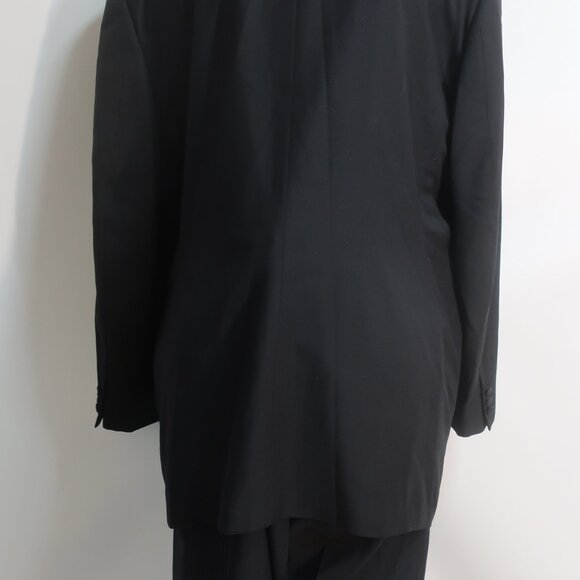 Mens Ermenegildo Zegna Black One Button Blazer, Tuxedo Style Pant Suit 60/US 50 - Picture 9 of 15